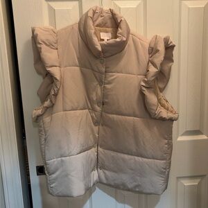 NWT adorable cream vest!